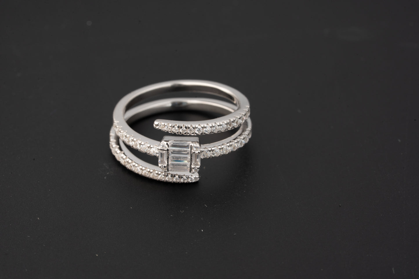 Elara Twin Sparkle Ring