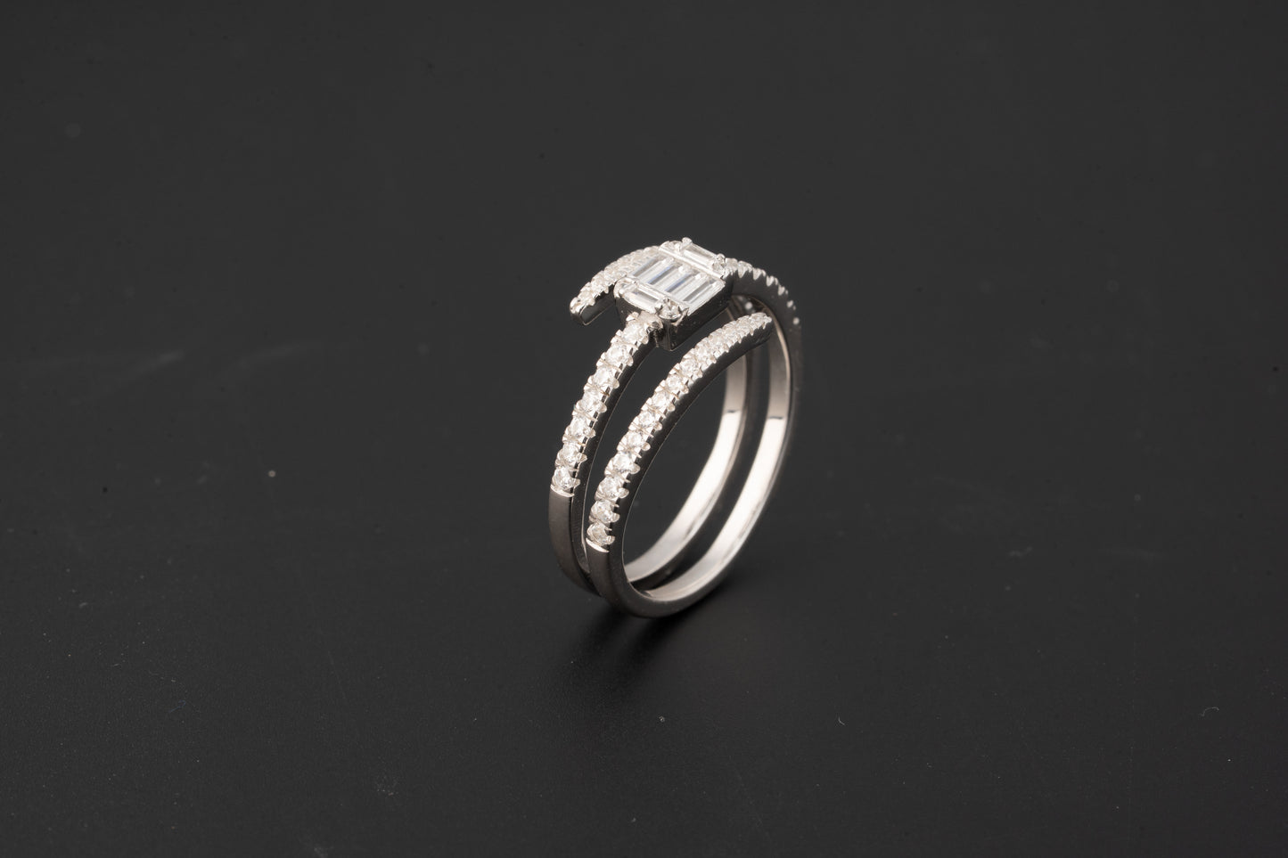 Elara Twin Sparkle Ring