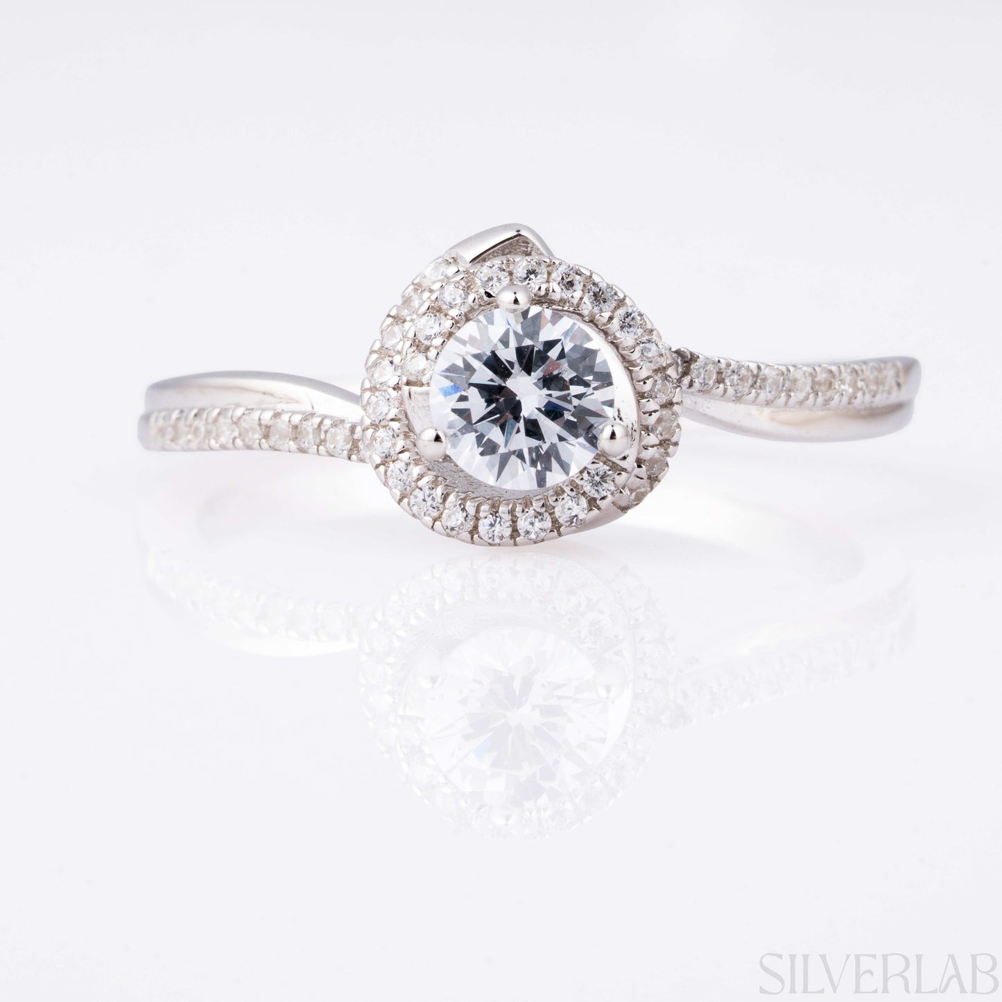 Glimmerheart Solitaire Ring