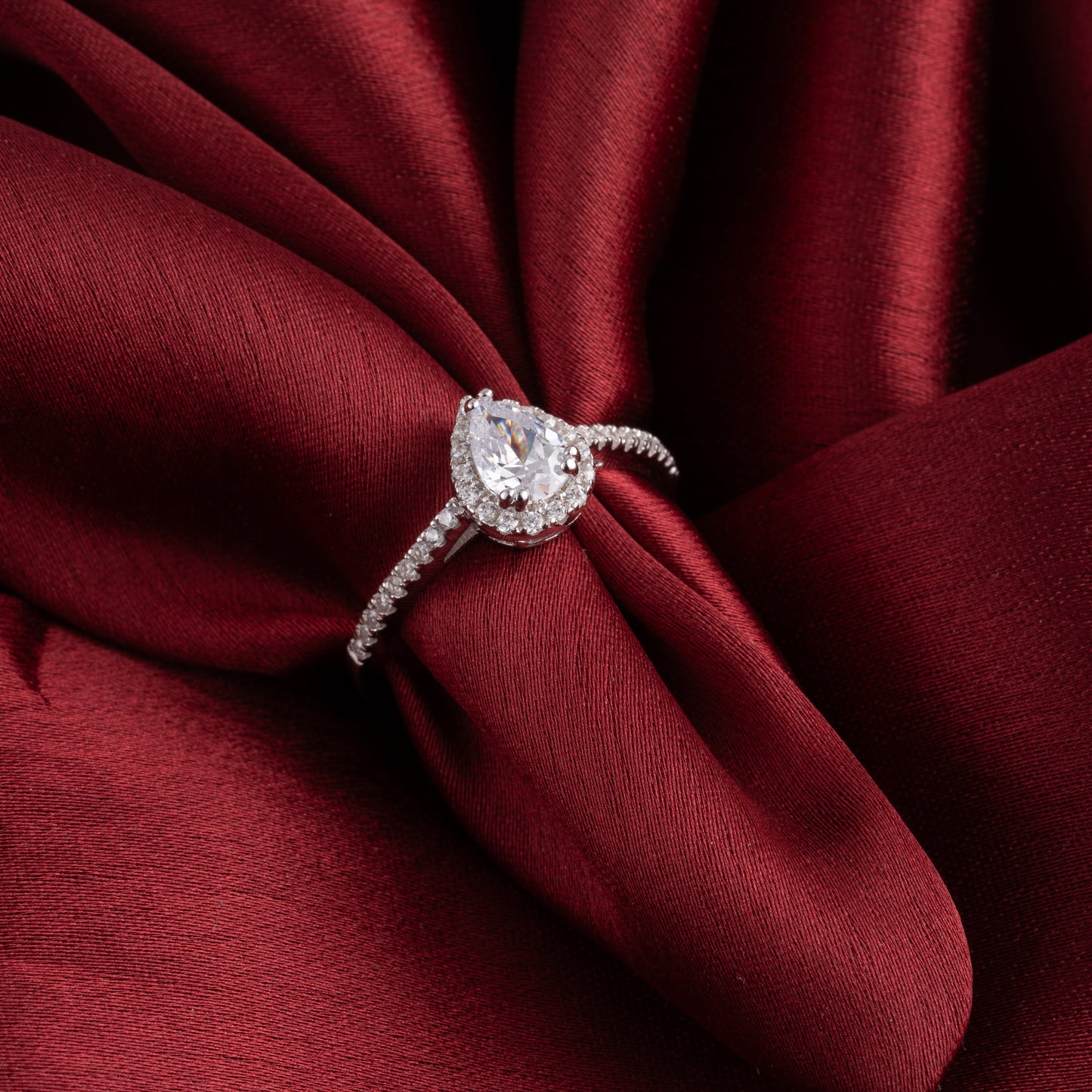 Glimmerheart Solitaire Ring