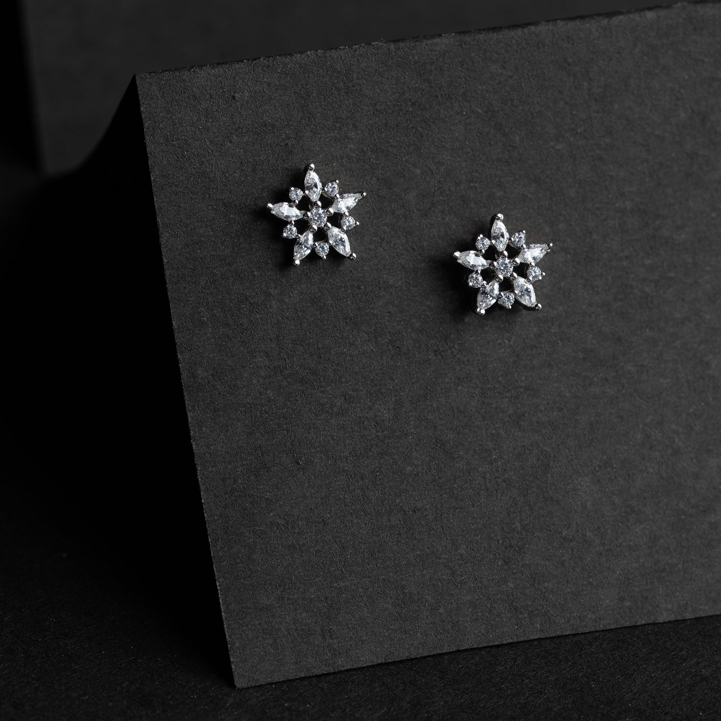 FrostFlare Snowflake Stud