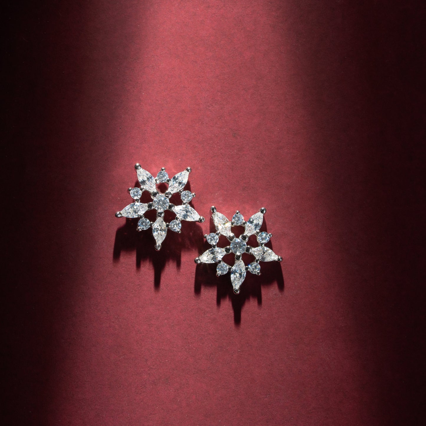 FrostFlare Snowflake Stud