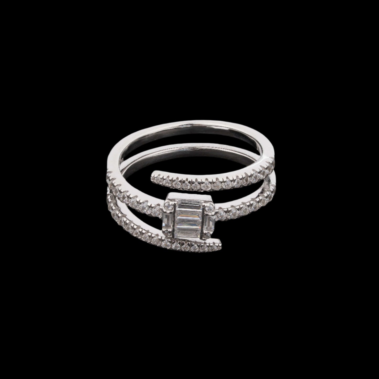 Elara Twin Sparkle Ring