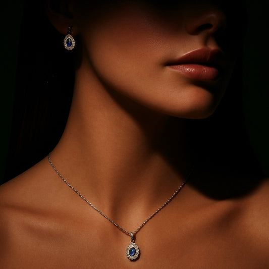 Lavender Halo Pendant