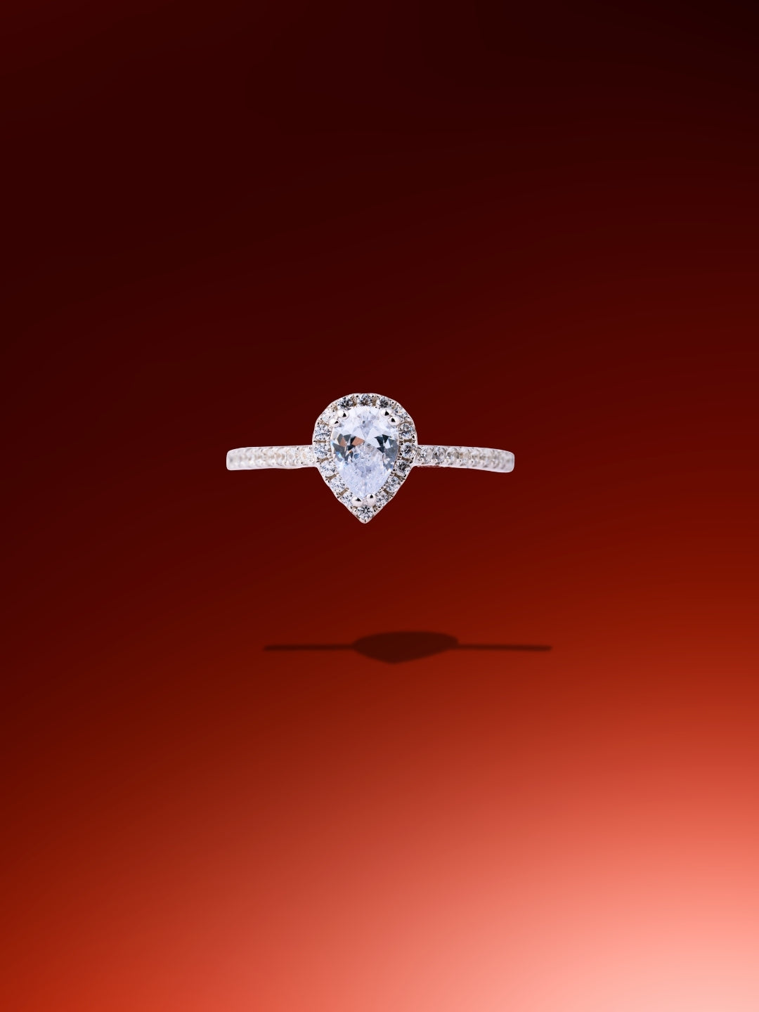 Glimmerheart Solitaire Ring