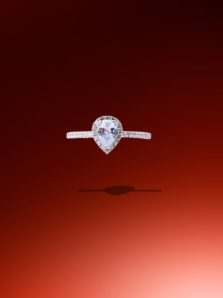 Glimmerheart Solitaire Ring