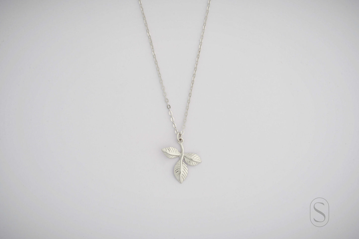 Silver Whisper Leaf Pendant