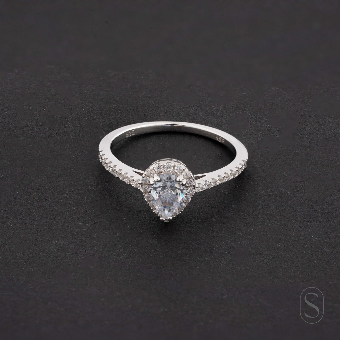 Glimmerheart Solitaire Ring