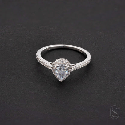 Glimmerheart Solitaire Ring