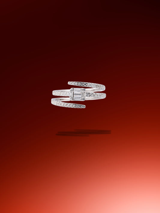 Elara Twin Sparkle Ring