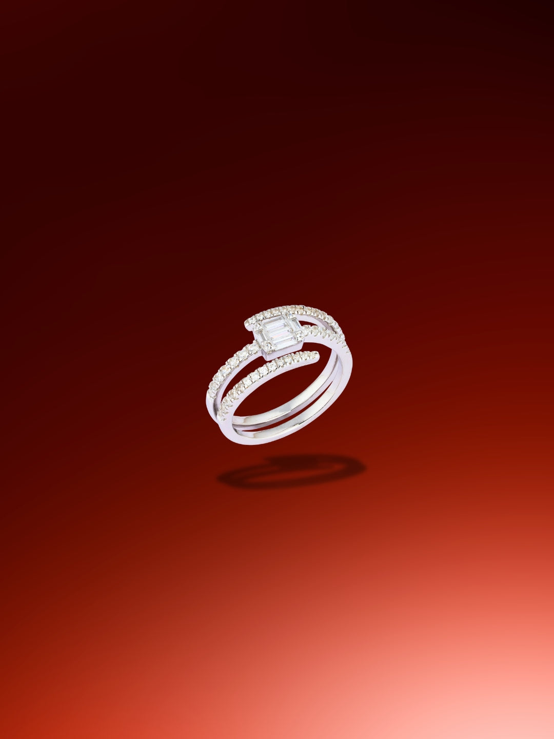 Elara Twin Sparkle Ring